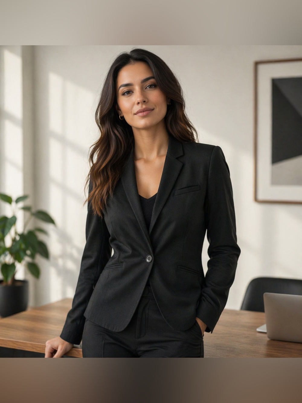 American Eagle Black Blazer XS Tailored Stretch Career Jacket